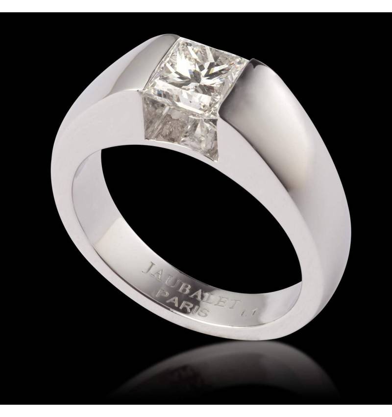 Bague diamant princesse best sale
