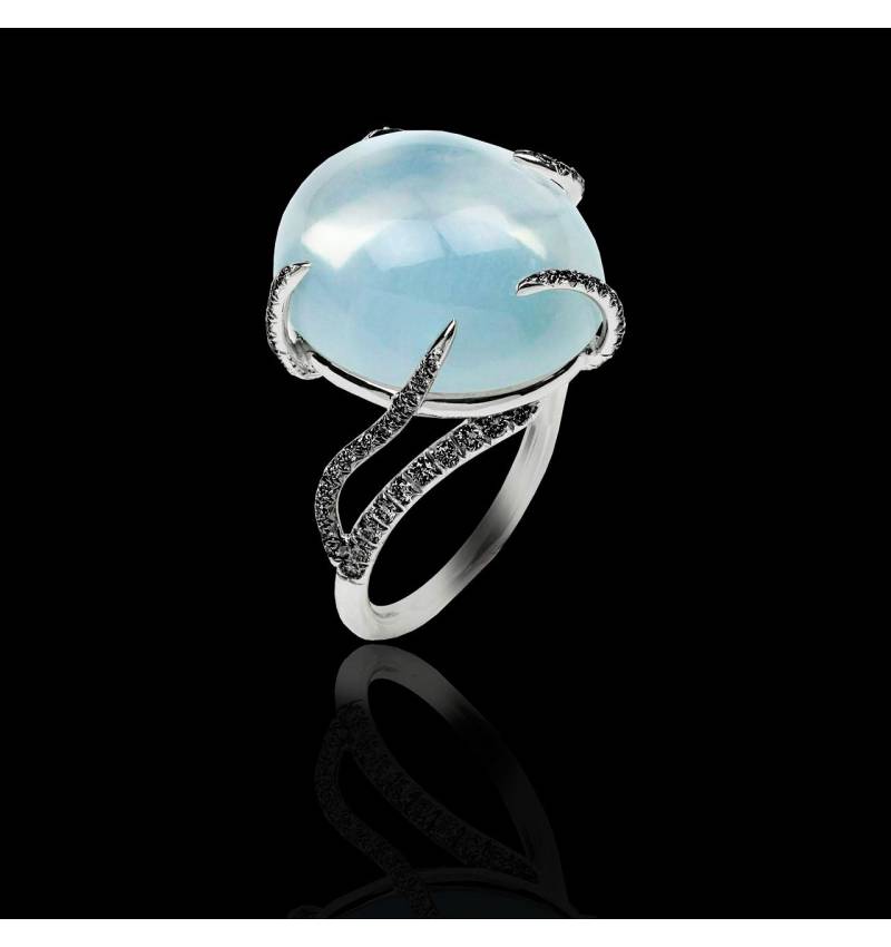 Diamantring Pierre de Lune