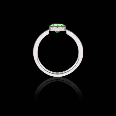 Smaragdring in Weissgold Cristina