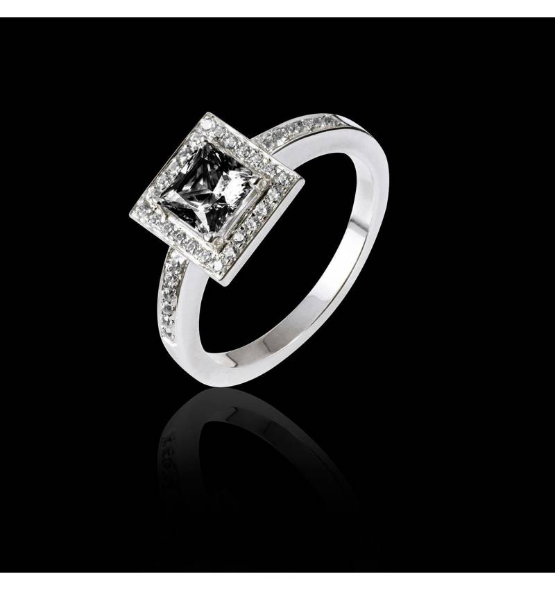 Verlobungsring Mit Schwarzem Diamant Perrine