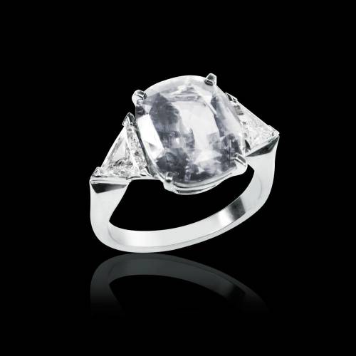 Schwarzer Diamantring Stephanie