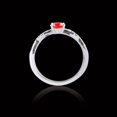 Bague de fiançailles rubis Noémie