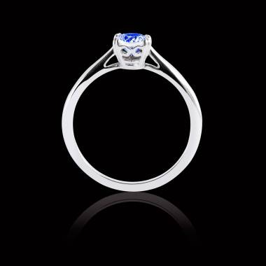 Bague saphir bleu Laureen solo