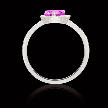 Bague saphir rose Anya