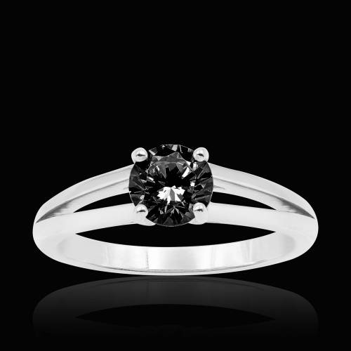 Bague diamant noir Lina