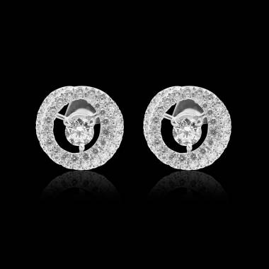 Boucles d'oreilles diamant Ellipse