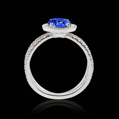 Bague saphir bleu Barbara