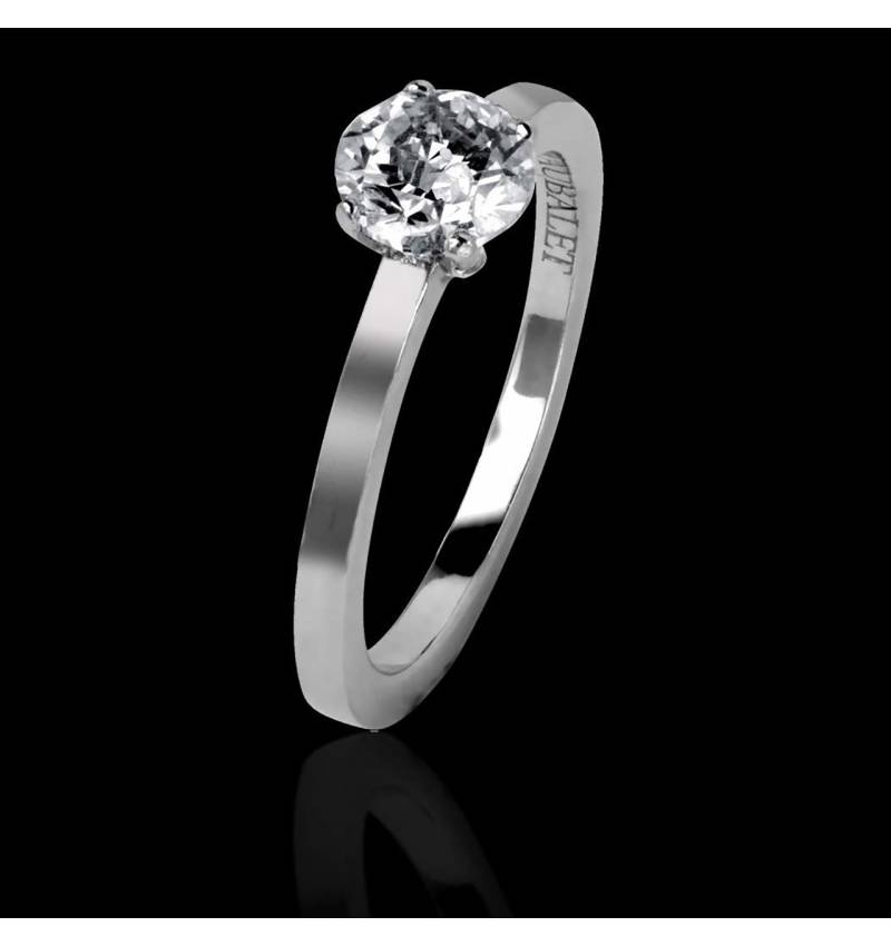 Diamantring in Weissgold Judith Solo Diamantring in Weissgold Judith Solo