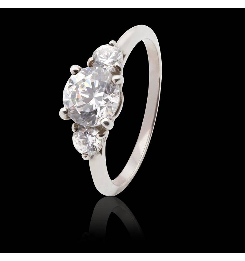Verlobungsring mit Diamant in Weissgold Nayla Verlobungsring mit Diamant in Weissgold Nayla
