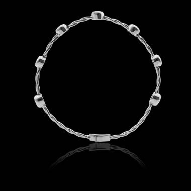 Bracalet diamant entrelacé