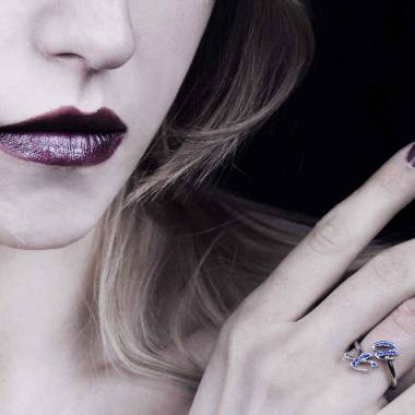 Bague saphir bleu You & Me