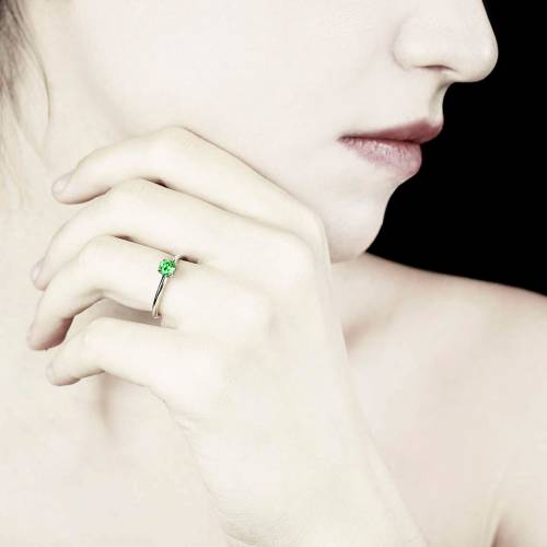 Bague Tsavorite Anja