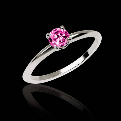 Bague Tourmaline rose Valentina