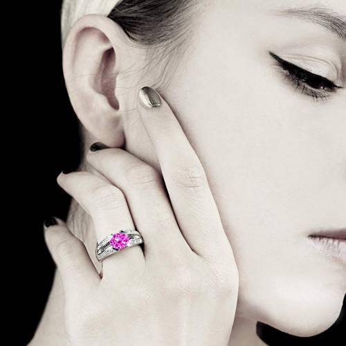 Bague Tourmaline rose Isabelle