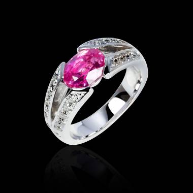 Bague Tourmaline rose Isabelle