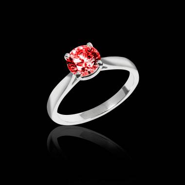 Bague Spinelle rouge Angela solo