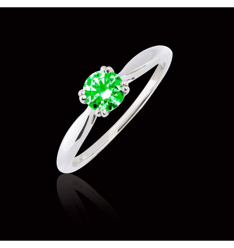 Bague Tsavorite Laureen solo