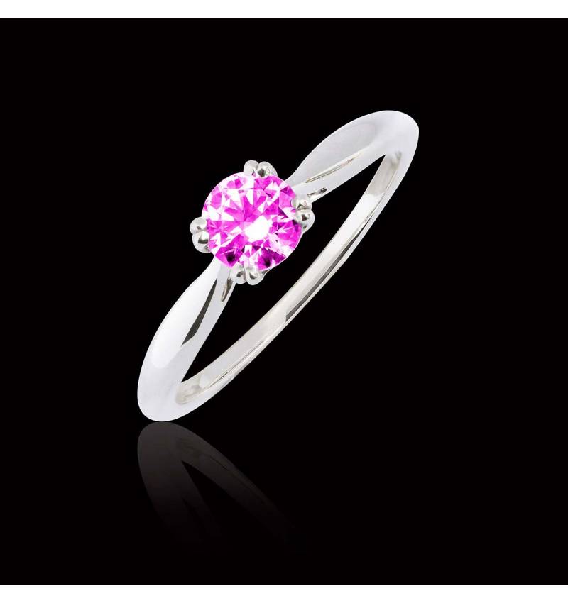 Bague Tourmaline rose Laureen solo