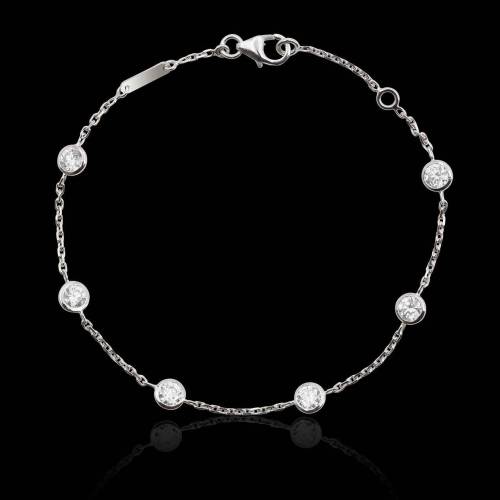 Bracelet diamants Galets