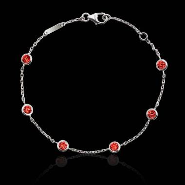 Bracelet rubis Galets