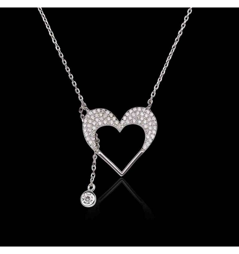 Pendentif diamant Coeur d'Amour