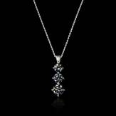 Pendentif diamant noir...