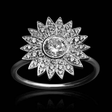 Bague diamant Marguerite