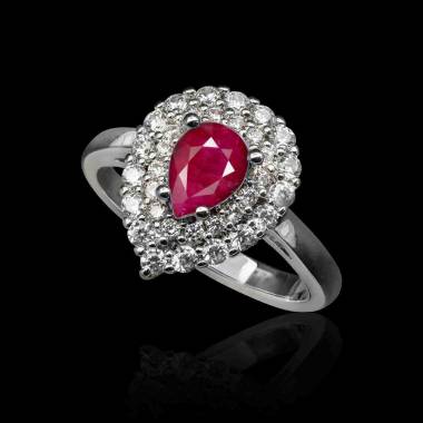 Bague rubis Maelle