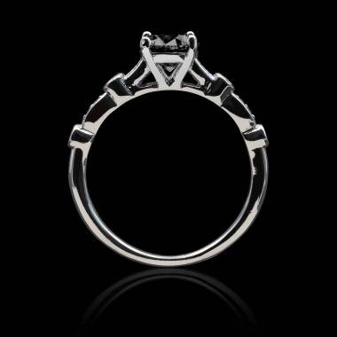 Schwarzer Diamantring Maya