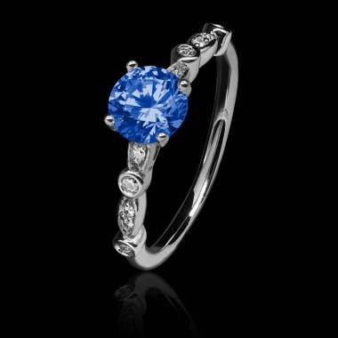 Blauer Saphirring Maya