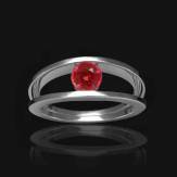 Bague rubis Anne Claire