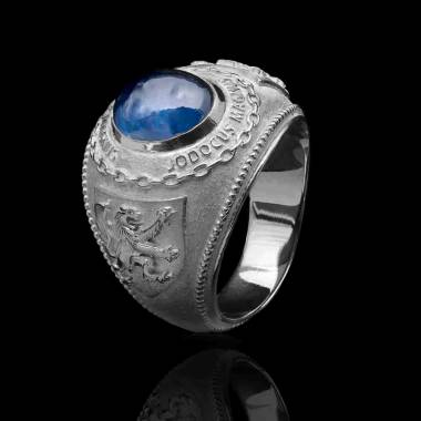 Herrenring Weissgold...