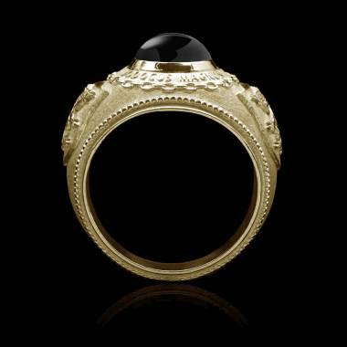Herrenring Gelbgold College...