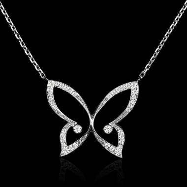 Diamant-Anhänger Machaon