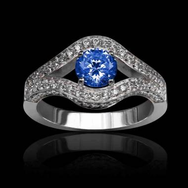 Bague saphir bleu Dolores