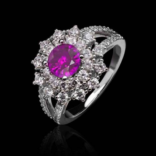 Bague saphir rose Grabrielle