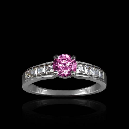 Bague saphir rose Kelly