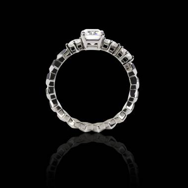 Verlobungsring mit Diamant in Weissgold Elsa